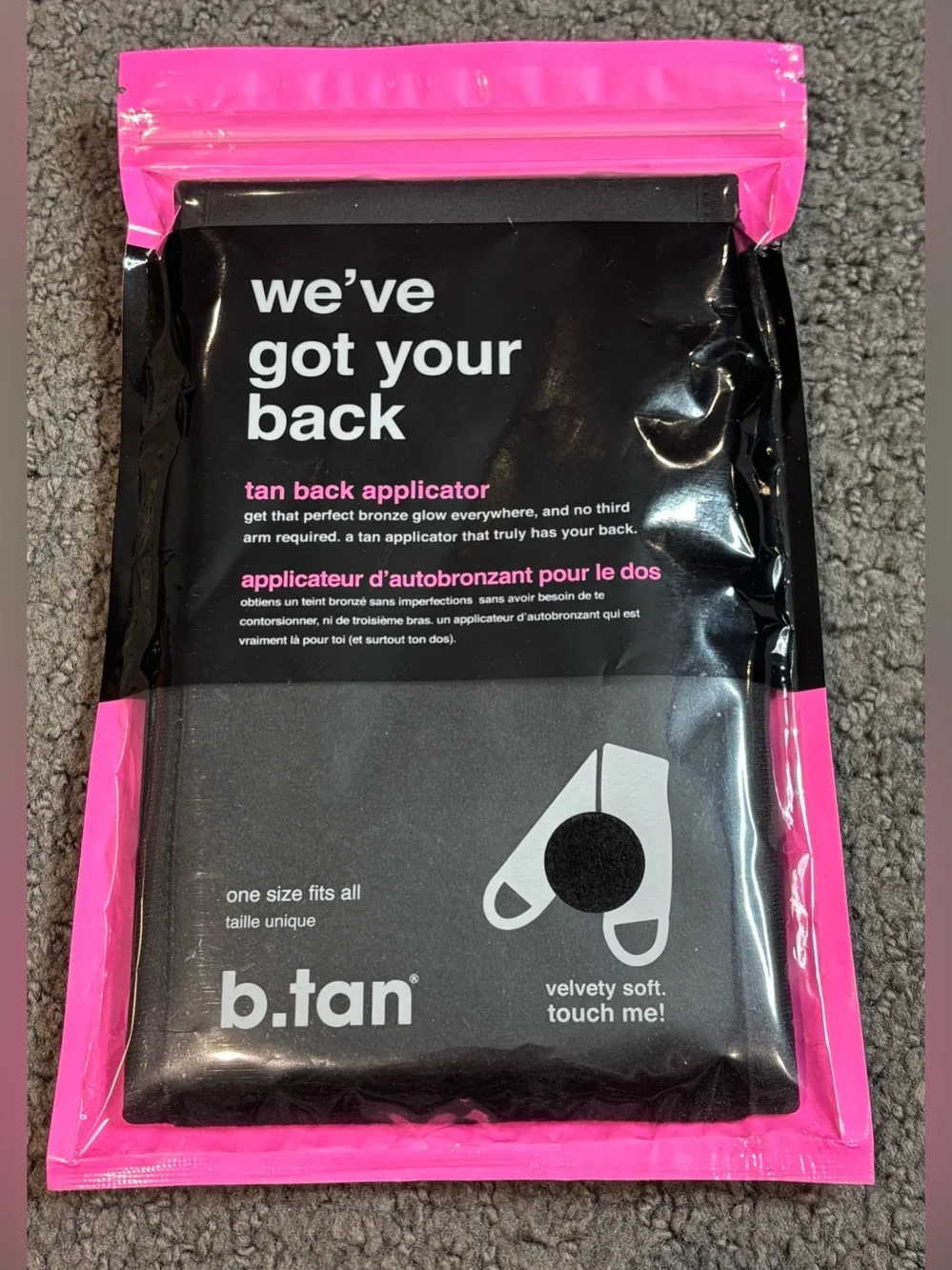 B.Tan We’ve Got Your Back Tan Back Applicator Lotion Self Tan New